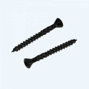 wand schroeven. — 5x40 RVS Zwart